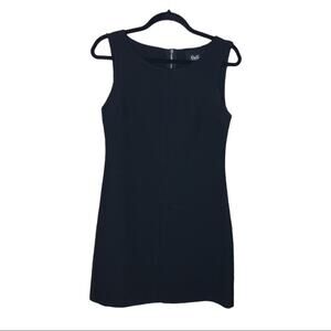 D&G Dolce Gabbana Size 38(US 8) Wool Raw Edge Sleeveless LBD Sheath Dress